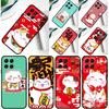 Китайская милая счастливая кошка Чехол для Samsung Galaxy M54 M14 M34 M33 M13 M23 M53 M15 M55 M31 M51 M20 M30s M32 M52