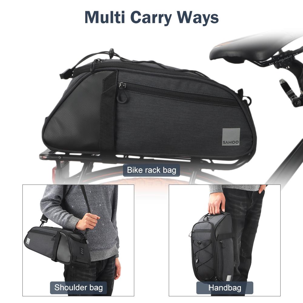 Bike Rack Bag Water Repellent Cycling Bike Rear Seat Bag Bike Trunk Cargo Pack Road Bike Carrier Bag