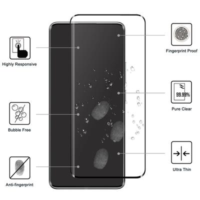 Для Xiaomi Redmi Note 14 Pro 5G/Poco X7 5G Защитное стекло на весь экран с боковым клеем 3D изогнутая пленка из закаленного стекла