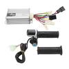 Electric Bicycle Controller Set 48V 1000W with Twist Throttle Electric Bike Controller Grip Set for Electric Bicycle Tricycle Motorcycle