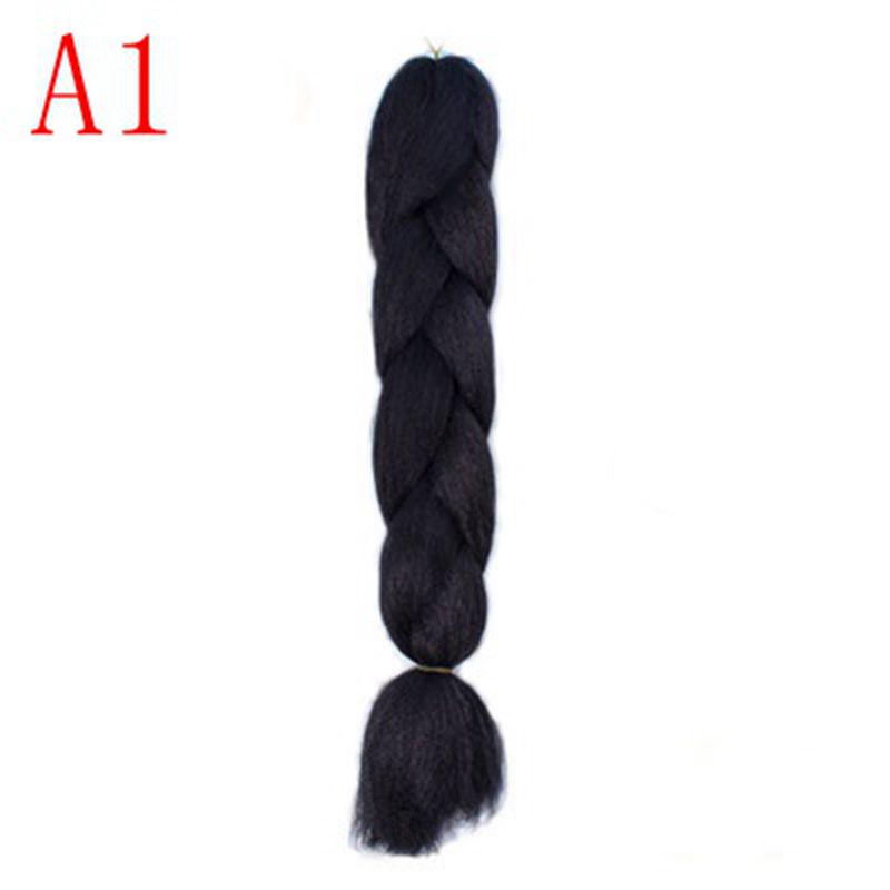 Ombre Hair Jumbo Braids Волосы Синтетические наращивания волос для женщин Розовый Красный Синий 102 Доступных цвета