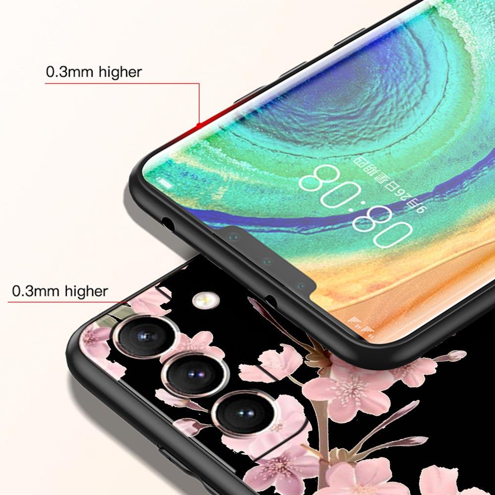Золотой Цветочный Чехол с Буквой для Samsung Galaxy S26 Ultra S25 Plus S24 FE S23 S22 5G S21 S20 Черный Мягкий