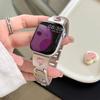 Heart Diamond Strap for Apple Watch S11 10 9 8 7 6 5 Ultra 3 SE3  Metal Bracelet For Iwatch Band 38 40 41 42 44 45 46 49mm Band
