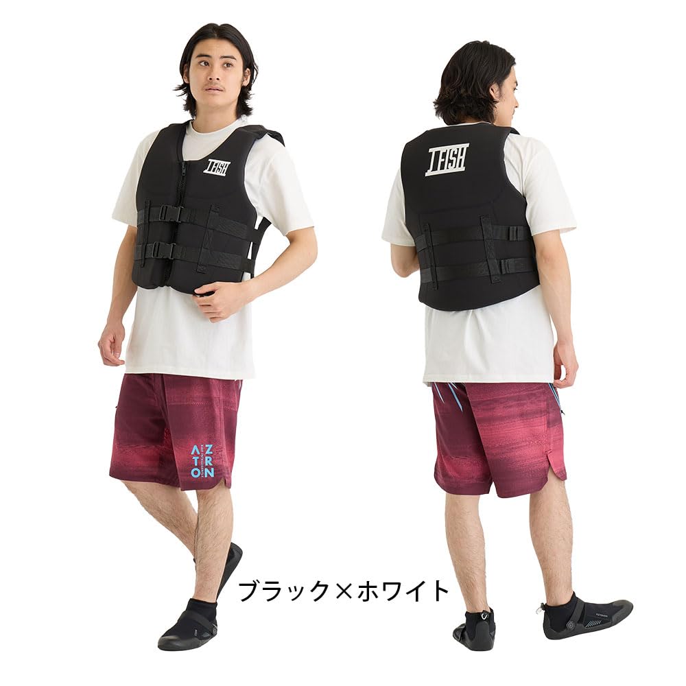 NEO Outdoor Life Vest Black X White J-FISH L-XL JOV-40236