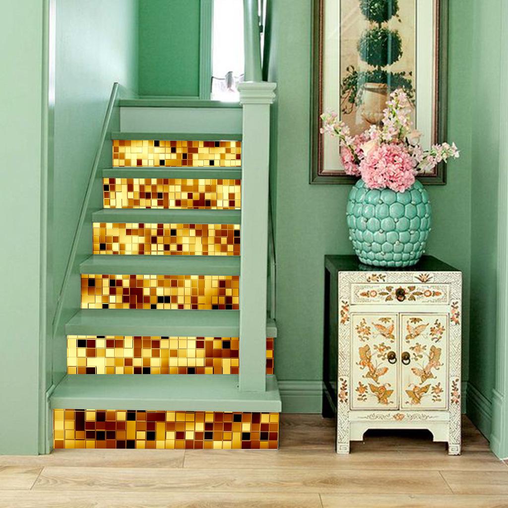 Creative Home 3D Self-Adhesive Waterproof Stair & Floor Tile Stickers
