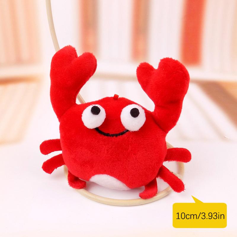 Забавная кукла-брелок Красный омар плюшевые игрушки подвеска краб чучело животное ПП хлопок