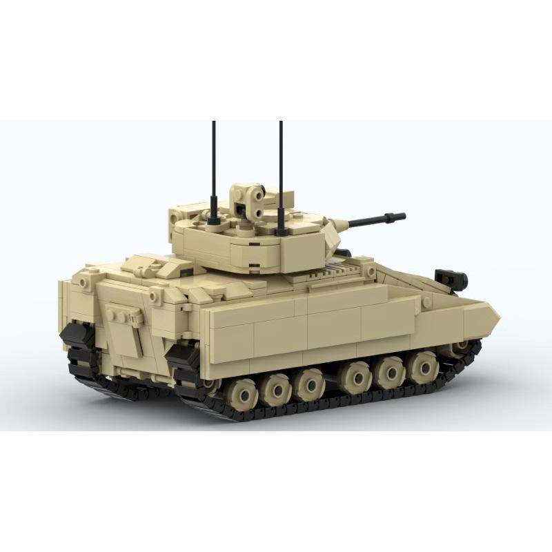 M2 Bradley Tank Building Block Model – Military DIY Assembly Toy for Children