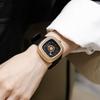 New Simple Casual Women's Watch Fashionable Silicone Band Light Luxury Niche Square Quartz Watch