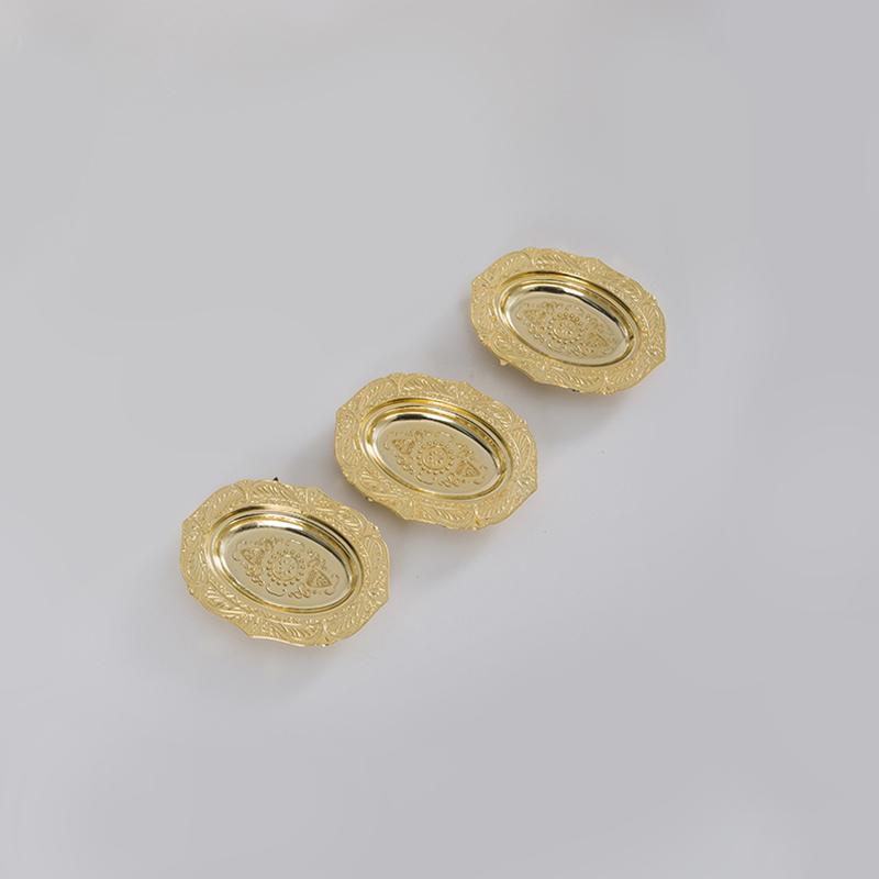 3 шт. Пластиковая тарелка, серебряная гальваническая тарелка, фруктовая тарелка, маленький поднос, золотой поднос для ювелирных изделий, праздничный димсам, 3 стиля