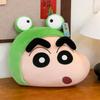Genuine Crayon Small New Head Pillow Cute Drag Bee Rabbit Superman Frog Series Head Pillow Doll