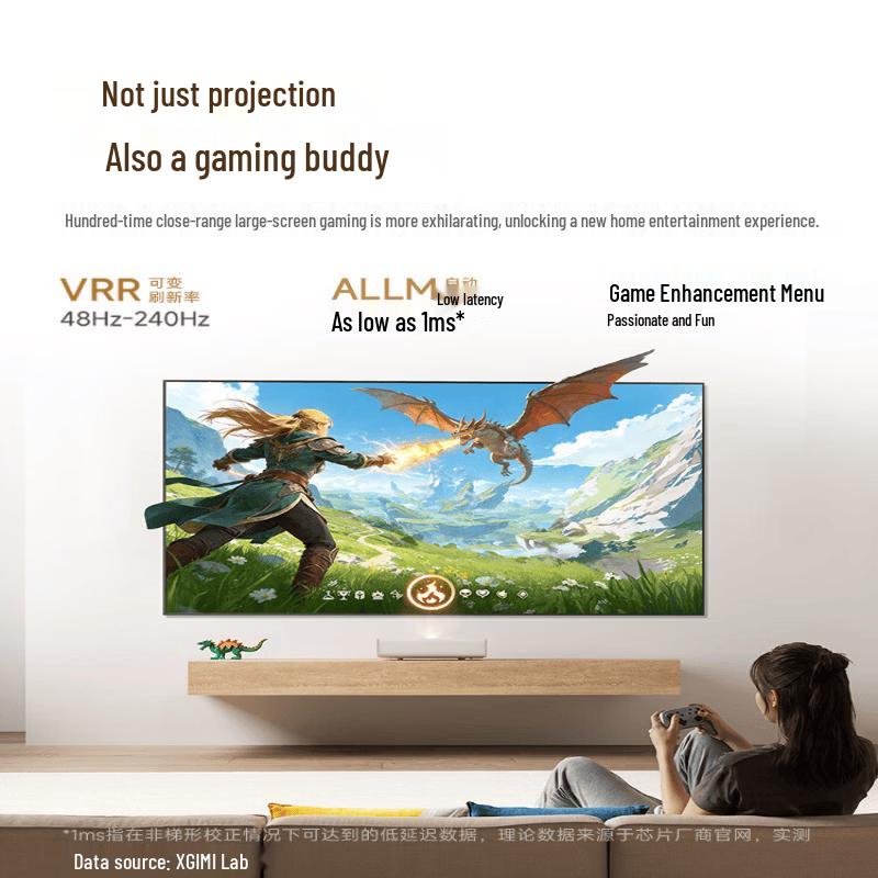XGIMI MIRA 4K 1700CVIA Трехлазерный Ультракороткофокусный Умный Проектор (Китайская версия)