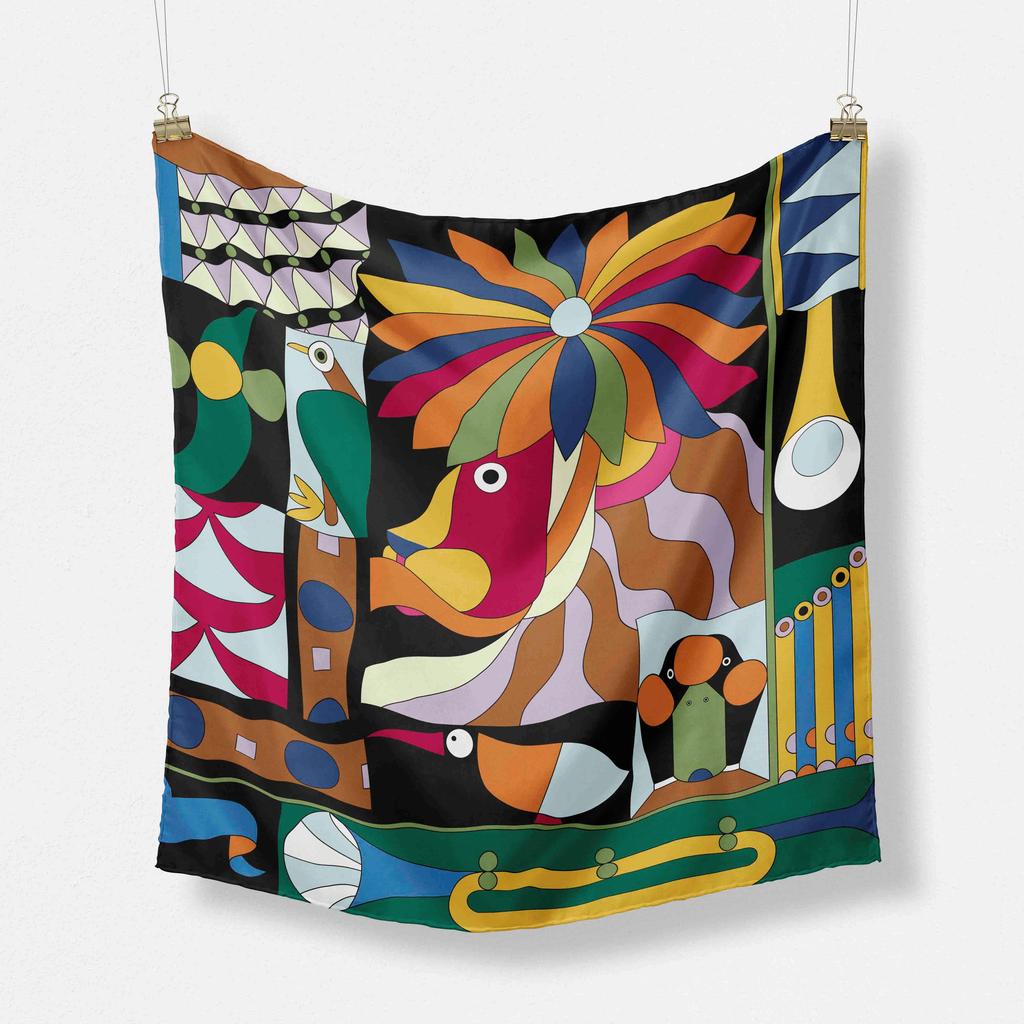 70cm Foulard Luxury  Chiffon Shawl Square Scarf for Women Hijab Fashion Wraps Neckerchief  Female Hair Bands Ribbon Headband