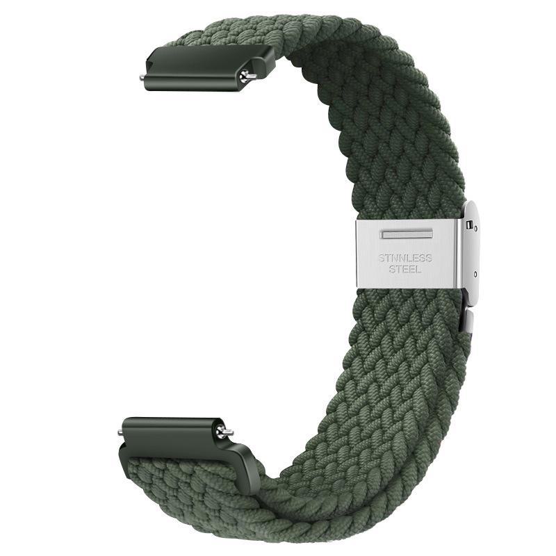 14mm Nylon Braided Loop Watch Strap for Xiaomi Mi Band 8 - Women's Thin Waist Design