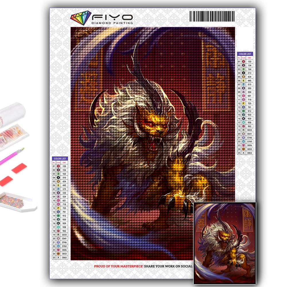 DIY 5D алмазная живопись свирепые животные набор для вышивки крестом полная дрель вышивка мозаика художественная картина стразы подарок