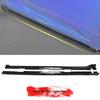 Carbon Fiber Style Side Skirts for 2016-2019 Honda Civic Sport (10th Gen) - Gloss Black