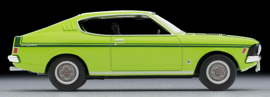 Tomytec Tomica Limited Vintage Neo Mitsubishi Colt Galant GTO MR 1970 Finished Model 1/64 LV-N204d Model, Yellow-Green,