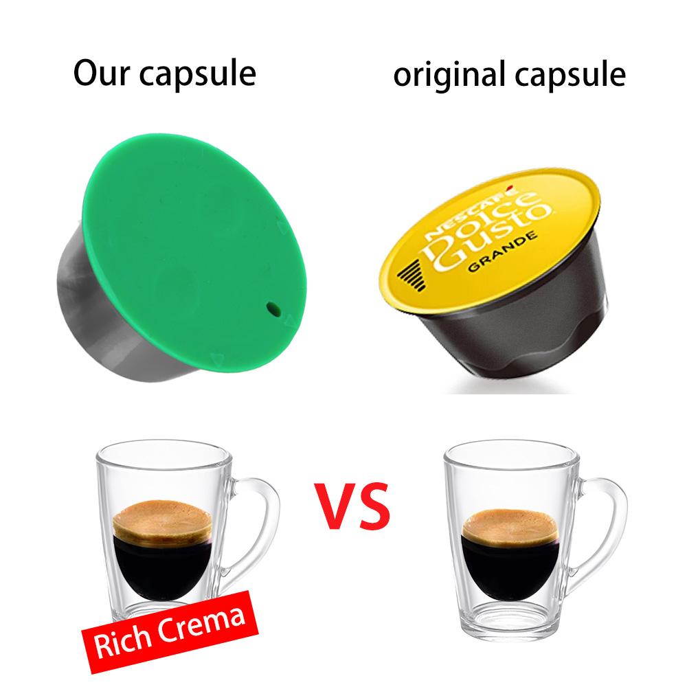 Для капсул кофе Dolce Gusto многоразового использования капсулы кофе совместимы с кофемашиной Nescafe нержавеющая металлическая Rusable