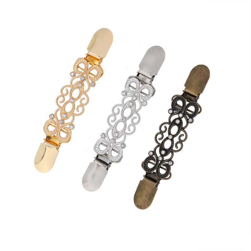 1Pc Dress Clips Back Cinch Sweater Shirt Clips Vintage Shawl Clips Cinch Clip Brooch Clips Cardigan Clips For Women Clothing