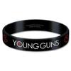 Силиконовый браслет с логотипом Young Guns