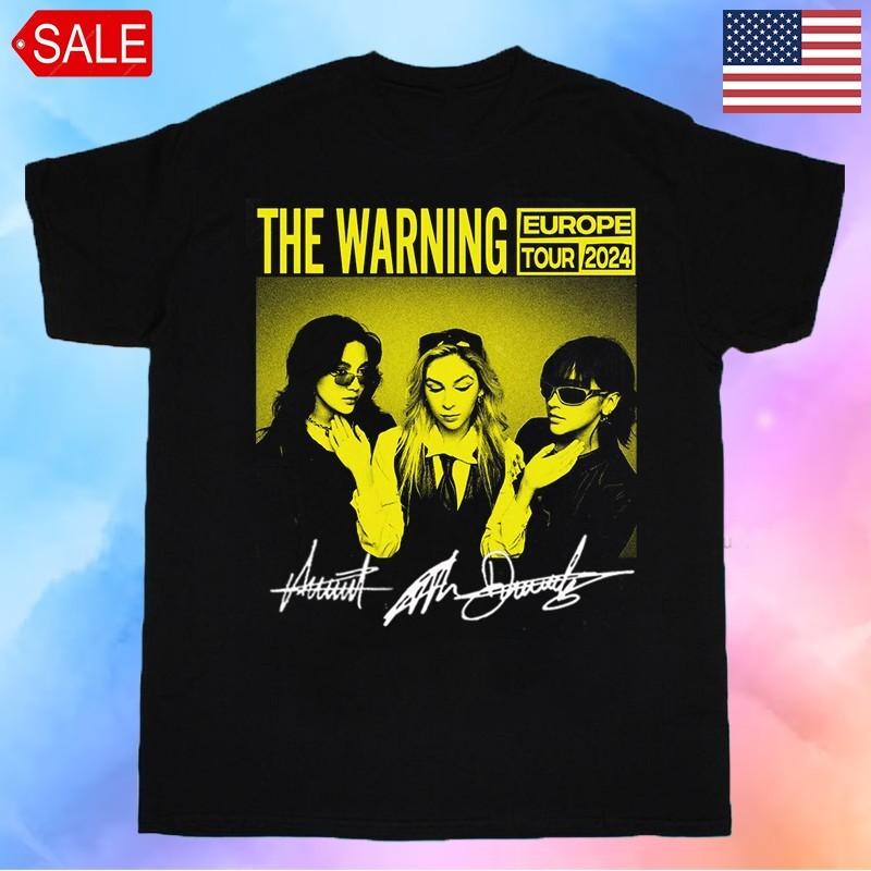 Europe Tour Members The Warning band T-Shirt All Size QX0130