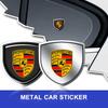 1Pcs 3D Metal Auto Door Shield Emblem Car Body Badge Sticker For Boxster Cayenne Panamera Macan Cayman 911 918 996 917 991