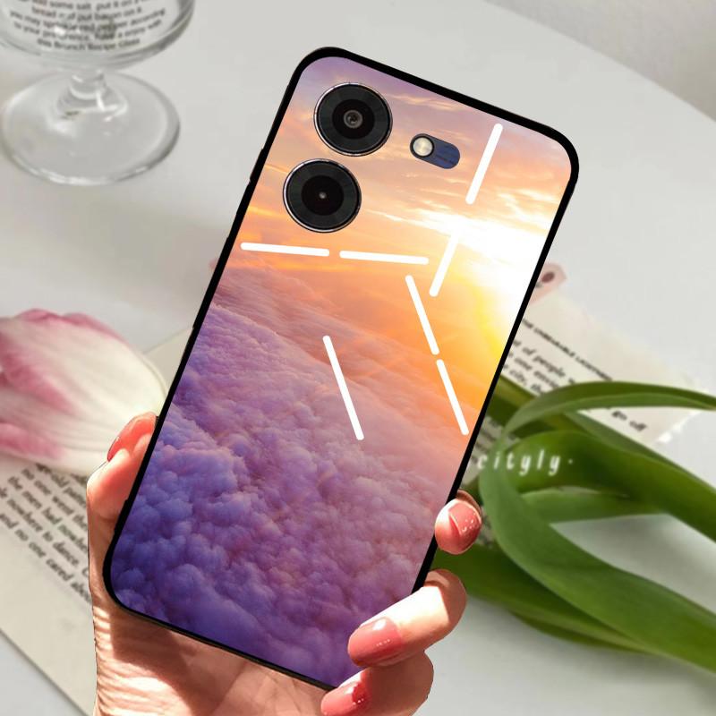 Чехол для Tecno Pova 5 Pro 5G Pova5 4G Мягкий Силикон ТПУ Задняя Крышка Телефона Для Tecno Pova Neo 3 Ударопрочный Бампер LH6n Мультяшный