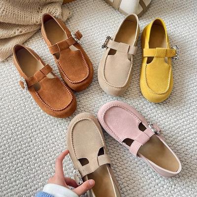 Ретро обувь Boken женская весна 2025 новая мягкая подошва Boken женская обувь лоферы обувь Doudou два способа носки одинарная обувь