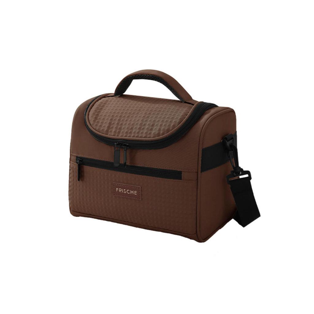 Multifunction Handheld Insulated Bag Large Capacity Cooler Bag Portable Zipper Thermal Lunch Bags for Outdoor Picnic Camping Food Storage