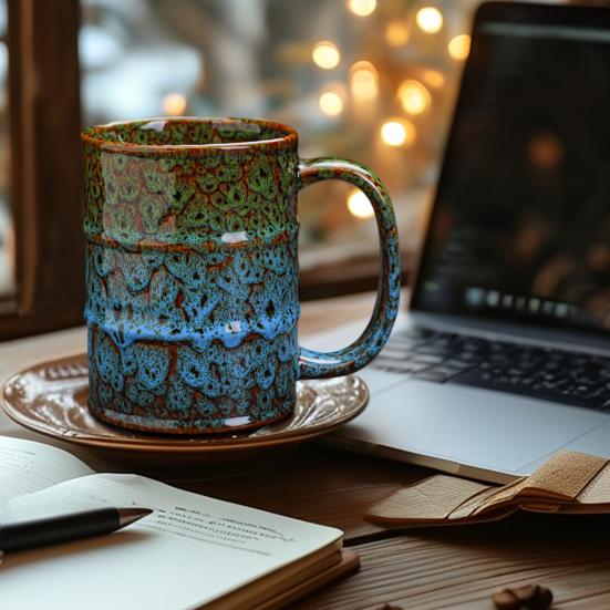 Керамическая кофейная кружка, большая чайная чашка для офиса, дома, посудомоечной машины, микроволновой печи, кружка для кофе, чая, латте, 20 унций