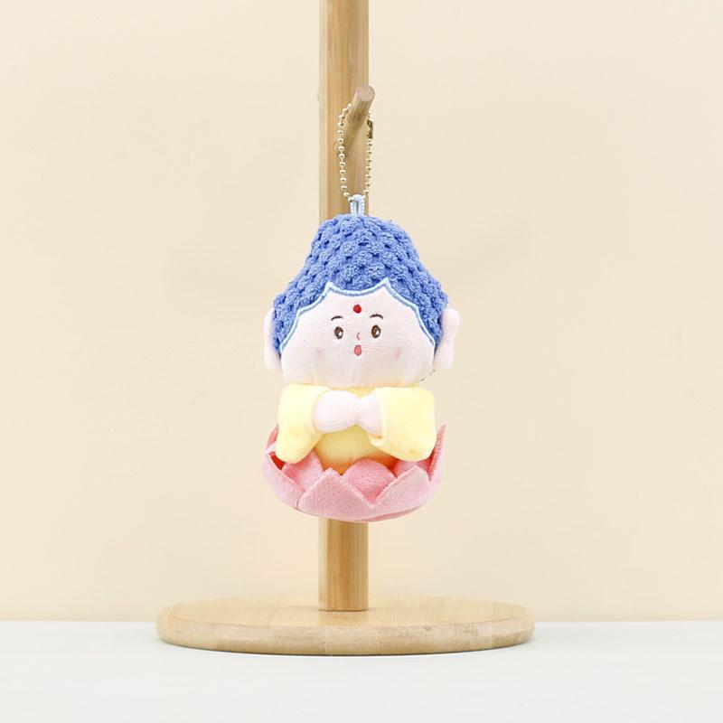 Очаровательная плюшевая кукла Гуаньинь Бодхисаттвы, мягкая фигурка из полипропиленового хлопка, брелок для сумок