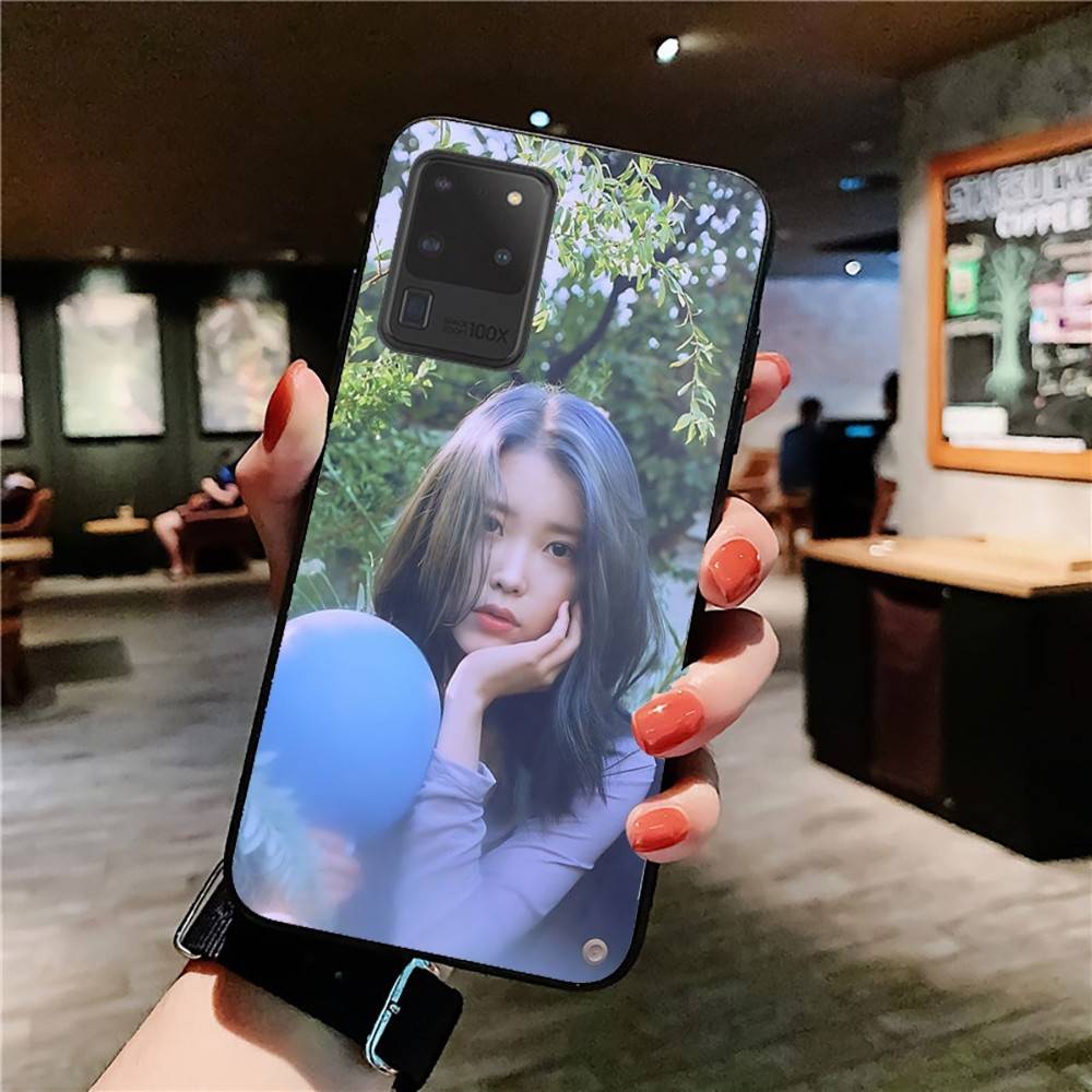 Корейский чехол для телефона с изображением певицы L-Lee Ji Eunes Для Samsung S 24 Fe 25 Ultra Plus 20 Lite 21 30 22 23 24 22 Ultra 5G Fundas