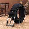 Мужской ремень из искусственной кожи с пряжкой черного цвета, декоративный мужской роскошный ремень для мужчин