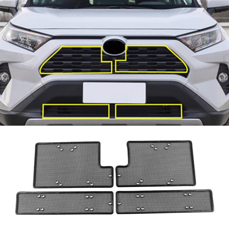 For Toyota RAV4 XA50 2019 2020 2021 2022 2023 2024 RAV 4 Hybrid Car Front Grille Insect Screen Exterior Parts Accessories