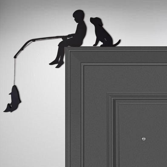 Halloween Door Topper Handmade Wall Decoration Festive Halloween Door Accents