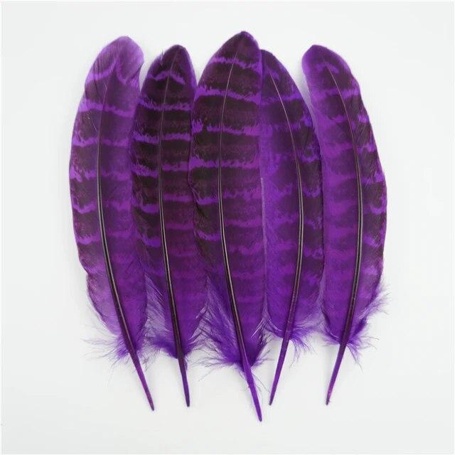 10-15cm Female Pheasant Feathers Jewelry Creation Colored Handicraft Accessories Natural Plumas DIY Holiday Decorations