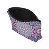 Boho Mandala Print Cosmetic Pouch, Zipper Portable Makeup Bag, Lightweight Travel Storage Organizer for Toiletries Personal Item