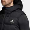 adidas Мужской пуховый жилет с капюшоном Helionic Черный Мужской BQ2006