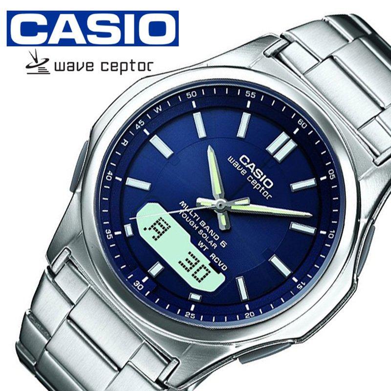 Скидка 12200 иен от 48. Casio Wave Ceptor Солнечные Радиоуправляемые Часы Наручные Мужские Синие WVA-M630D-2AJF Бренд Календарь Будильник Ана-Цифровые Мода Бизнес Формальные