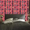 Boho Coral and Red Wallpaper for Living Room and Bedroom 50x1000