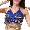 Tassel Sequin Nightclub Performance Top Show Costumes Belly Dance Bra Halter Bra