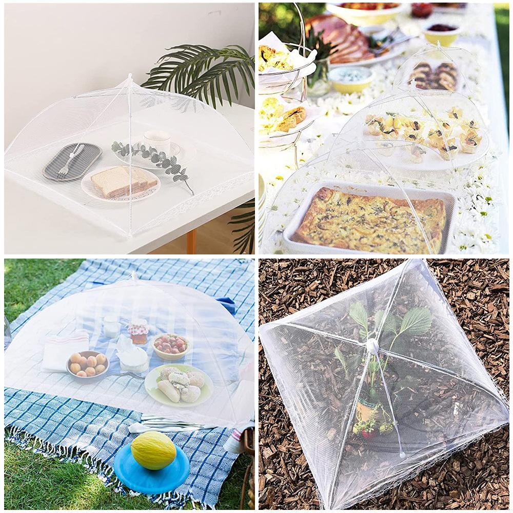 1 шт. портативный чехол для еды складной бытовой зонтик для еды пикник барбекю вечеринка противомоскитная сетка палатка кухонные гаджеты
