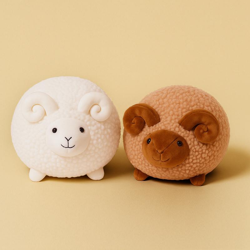 30Cm Chubby Fat Sheep Plush Stuffed Soft Throw Pillow Comfortable Huggable Doll Birthday Gifts
