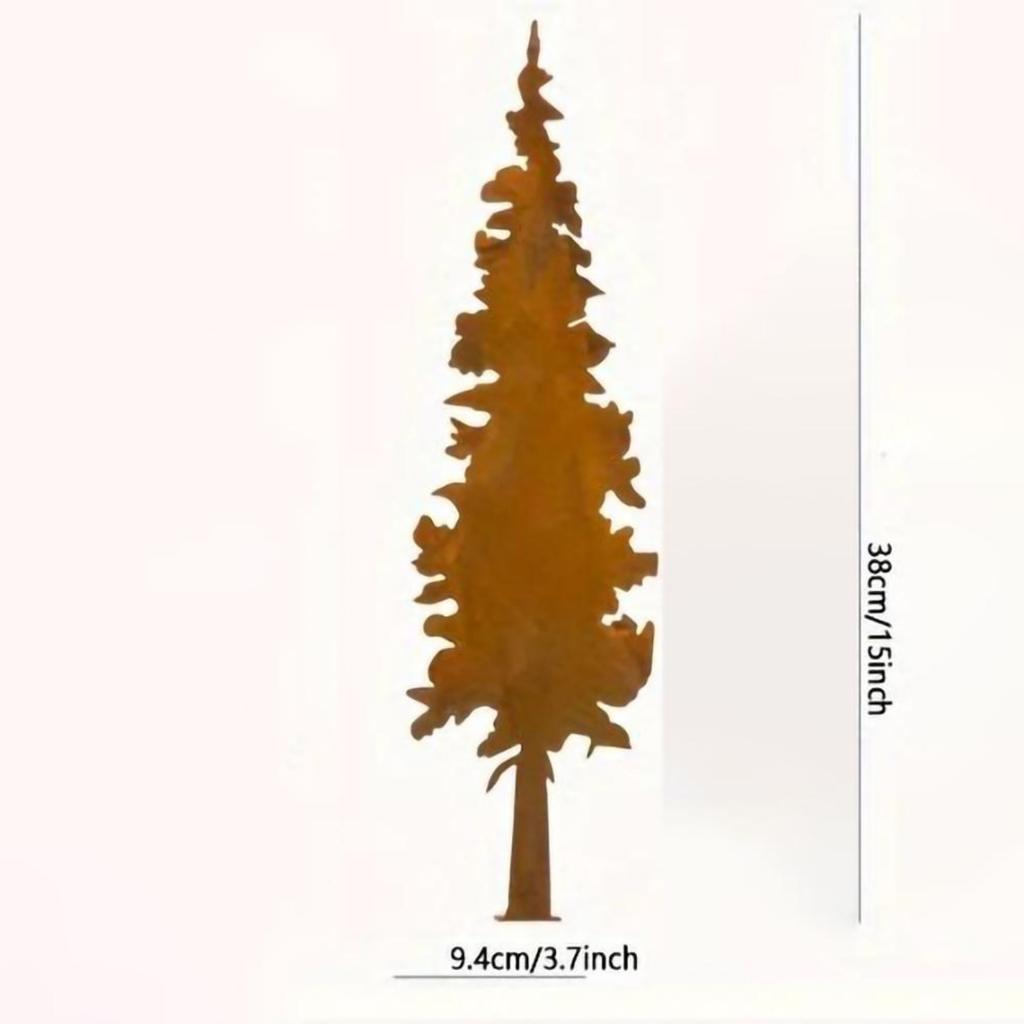 1 шт. деревенские металлические украшения в виде ели и лося - охотничий декор и подарки для рождественских и новогодних украшений