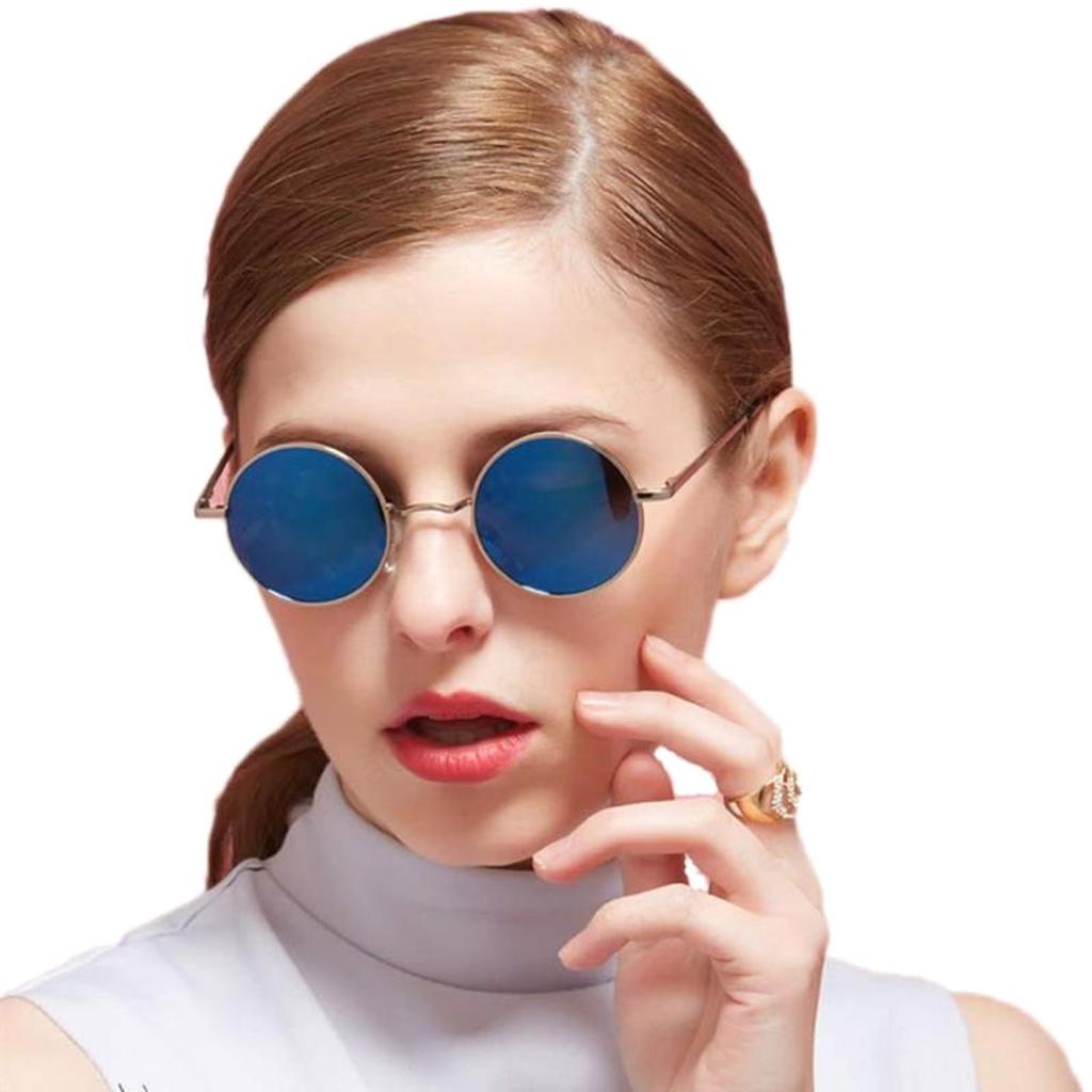 Новые брендовые дизайнерские классические поляризационные круглые солнцезащитные очки для мужчин, маленькие винтажные очки в стиле ретро