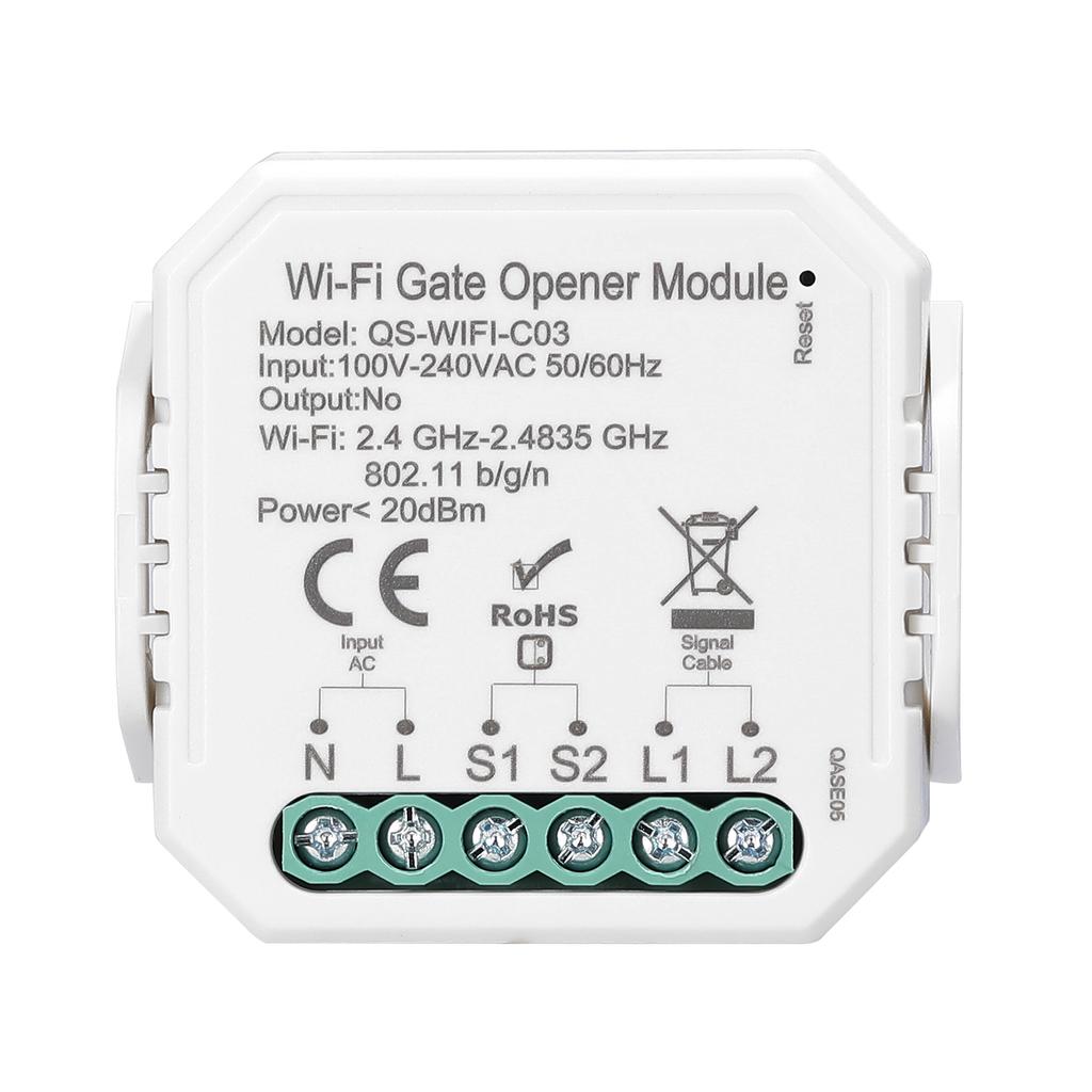 Контроллер открывания гаражных ворот Tuya Wi-Fi, мобильный телефон, удаленное управление через приложение, совместимое с Alexa
