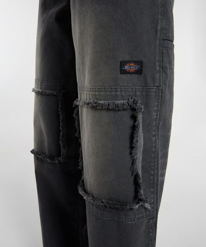 DICKIES Washed Snake Double Knee Pants Black
