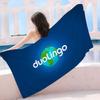 Забавный D-Duolingo Микрофибра Печатное Пляжное Полотенце Альпинизм Йога Пляж Плавание Бег Впитывающее Мягкое Полотенце