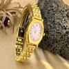 Fashionable Women's Watch with Small Dial and Stainless Steel Strap Vintage Women's Watch