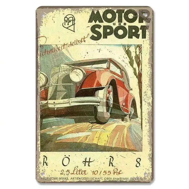 Винтажный папин автомобильный плакат с автобусом, ретро металлические таблички, знаки Гран-при, автомобильная металлическая жесть, гараж, бар, паб, клуб, домашний декор стены