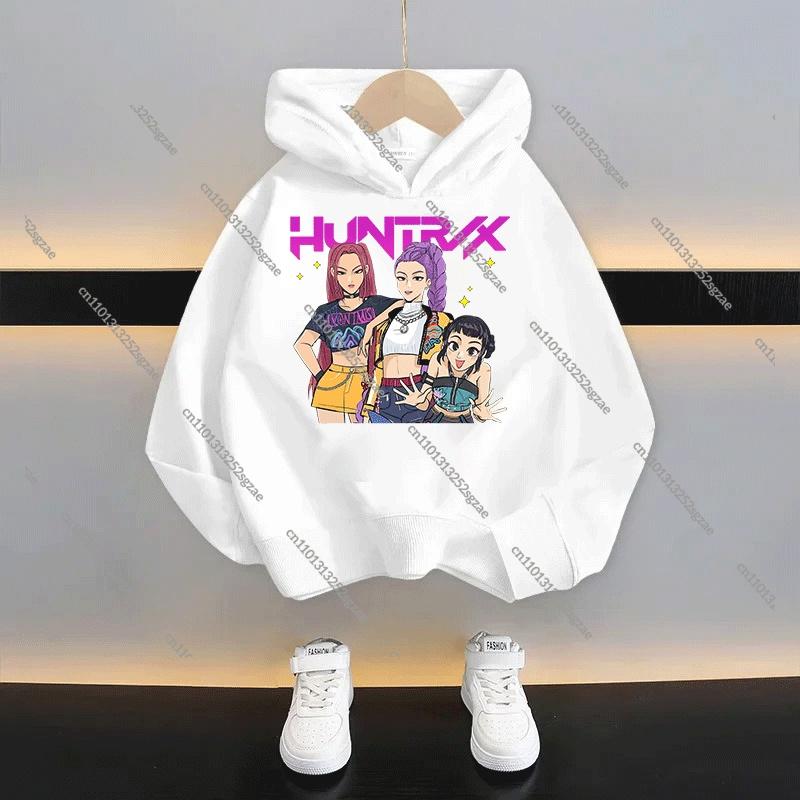 KPop Demon Hunters Kids Cartoon Hoodie 2025: Cool Unisex Pullover For Boys & Girls Casual New Style Sweatshirt
